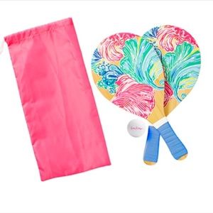 New Lilly Pulitzer Paddle Ball Set